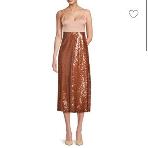 A.L.C. Gisele Sequin Empire Dress
